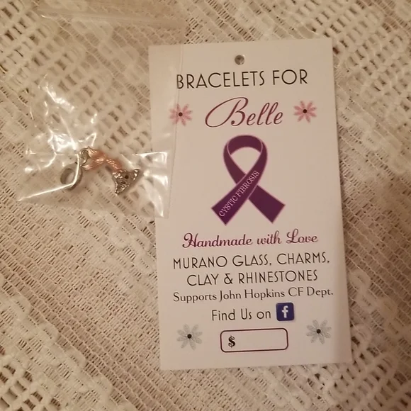 Rose Wreath Handmade CYSTIC FIBROSIS - Picture 4 of 4